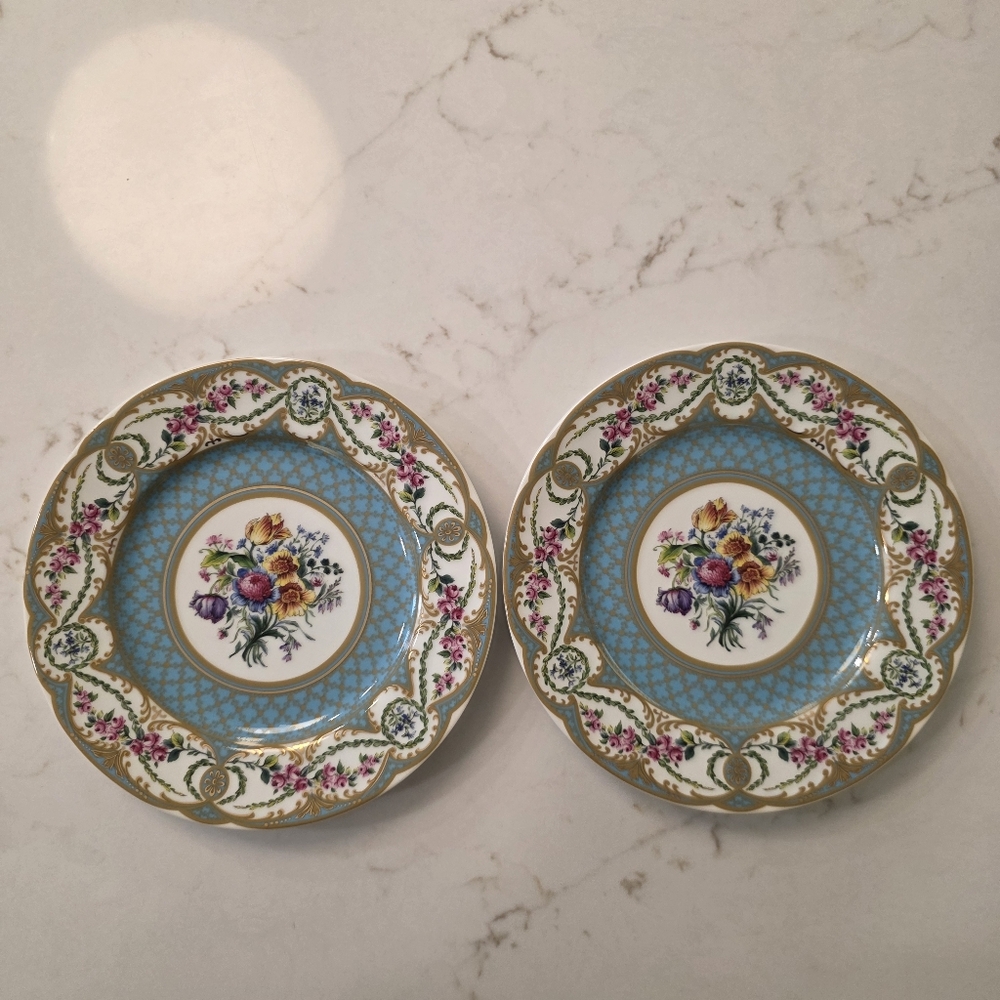 Beautiful China Plates Set Of 2
